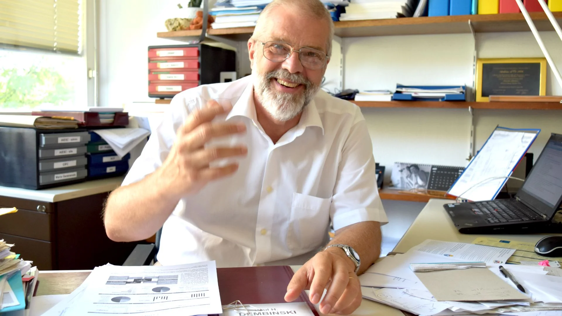 Professeur Paul Dembinski (Photo Jacques Berset)