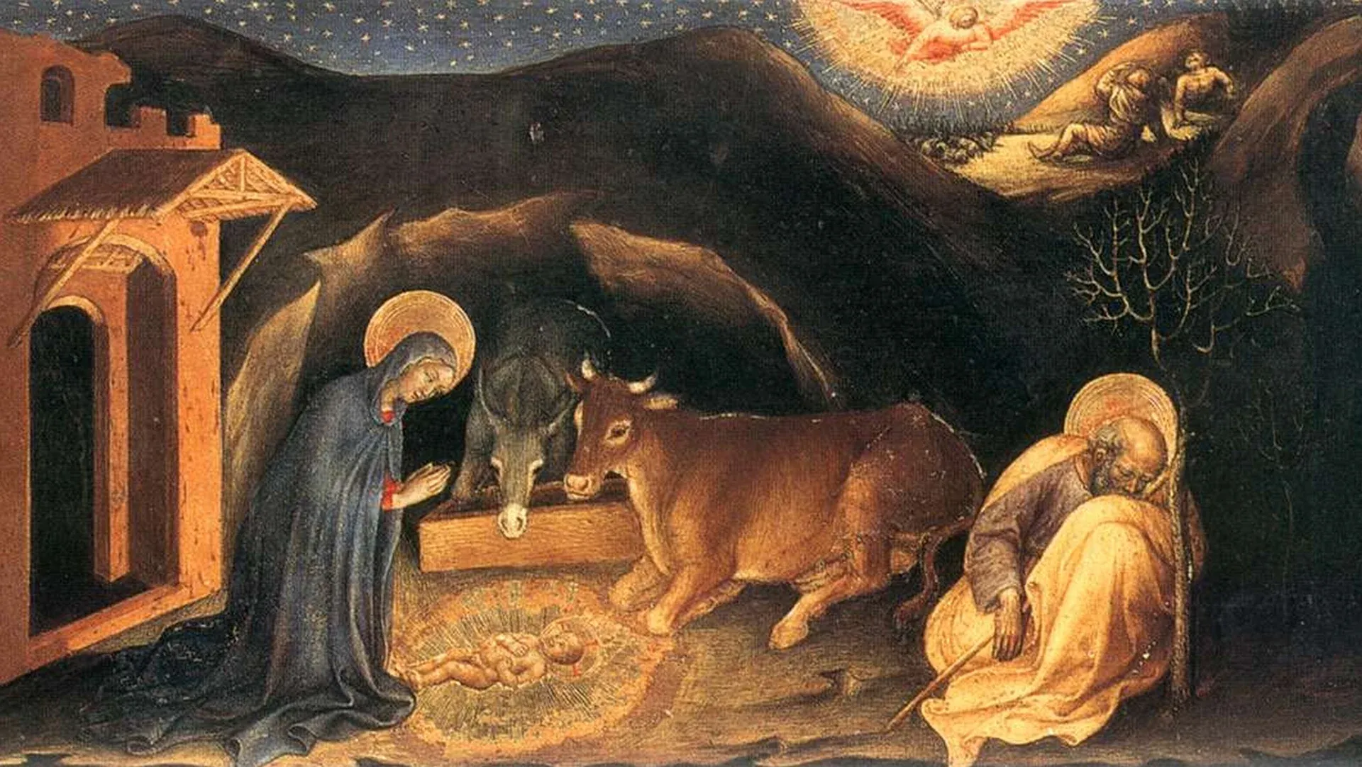 La nativité de Gentile da Fabriano (1370_1427)