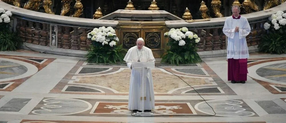 Le pontife a donné sa bénédiction Urbi et Orbi le 12 avril 2020